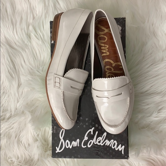 Sam Edelman Shoes - Sam Edelman arctic white loafers